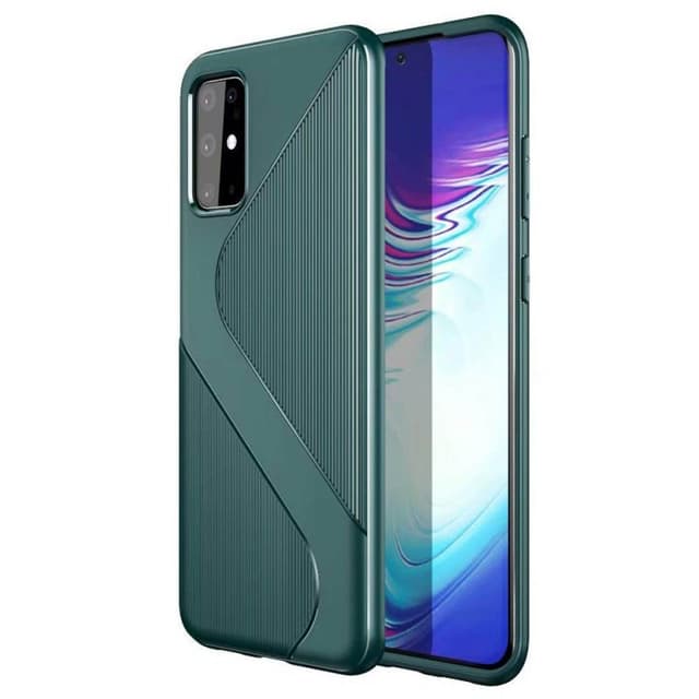 S-Case silikonikotelo Samsung Galaxy S20 Plus (SM-G986F)  - vihreä