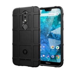Rugged Shield deksel Nokia 7.1 Plus (TA-1136)  - Svart