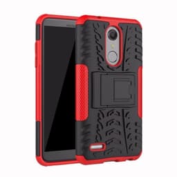 Iskunkestävä Suojakuori LG K11 2018 (X410E)  - punainen