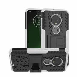 Iskunkestävä Suojakuori Motorola Moto G7 Plus (XT1965)  - valkoinen