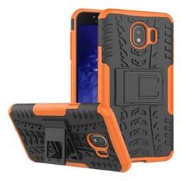 Iskunkestävä Suojakuori Samsung Galaxy J4 2018 (SM-J400F)  - oranssi