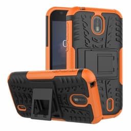 Iskunkestävä Suojakuori Nokia 1 2018 (TA-1047)  - oranssi