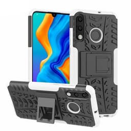 Iskunkestävä Suojakuori Huawei P30 Lite (MAR-LX1)  - valkoinen