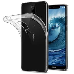 Silikondeksel gjenomsiktig Nokia 5.1 Plus (TA-1109)