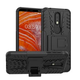 Iskunkestävä Suojakuori Nokia 3.1 Plus (TA-1118)  - musta