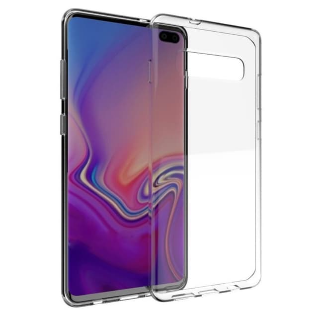 Silikonikotelo läpinäkyvä Samsung Galaxy S10 Plus (SM-G975F)
