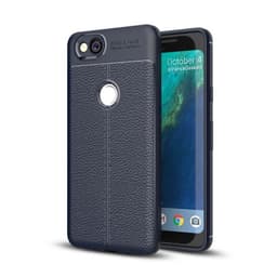 Nahkakuvioitu TPU kuori Google Pixel 2  - sininen