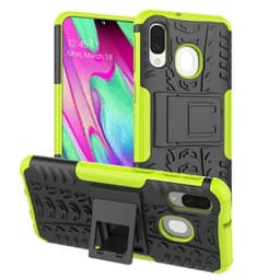 Iskunkestävä Suojakuori Samsung Galaxy A40 (SM-A405F)  - vihreä