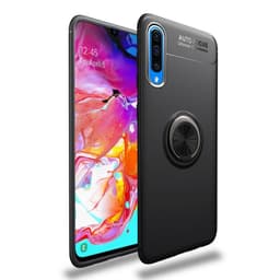 Slim Ring kotelo Samsung Galaxy A70 (SM-A705F)  - musta