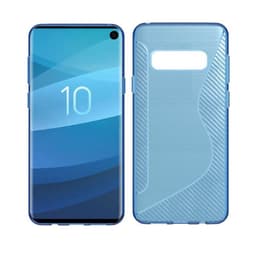 S Line silikondeksel Samsung Galaxy S10 (SM-G973F)  - Blå