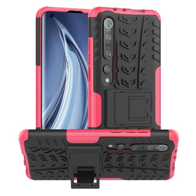 Stöttåligt skal med ställ Xiaomi Mi 10 Pro  - Rosa