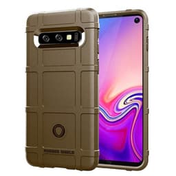 Rugged Shield suoja Samsung Galaxy S10 (SM-G973F)  - ruskea