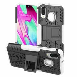 Iskunkestävä Suojakuori Samsung Galaxy A40 (SM-A405F)  - valkoinen