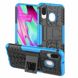 Stødfast Cover med stativ Samsung Galaxy A40 (SM-A405F)  - blå