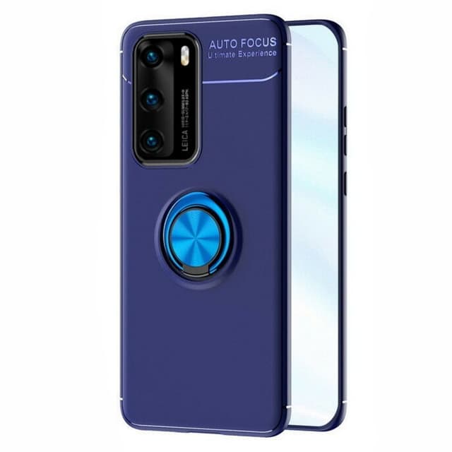 Slim Ring Cover Huawei P40 (ANA-AN00)  - blå