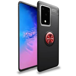 Slim Ring cover til Samsung Galaxy S20 Ultra (SM-G988F)  - Sort / Rød