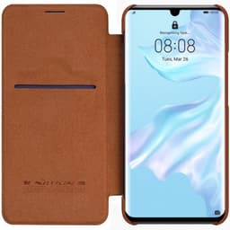 Nillkin Qin FlipCover Huawei P30 Pro (VOG-L29)  - ruskea