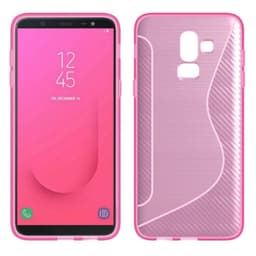 S Line Suojakuori Samsung Galaxy J8 2018 (SM-J800F)  - pinkki