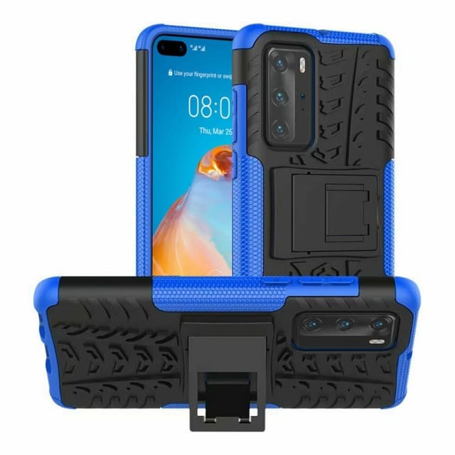 Stöttåligt skal med ställ Huawei P40 Pro (ELS-AN00)  - Blå
