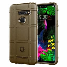 Rugged Shield suoja LG G8 ThinQ (G820N)  - ruskea