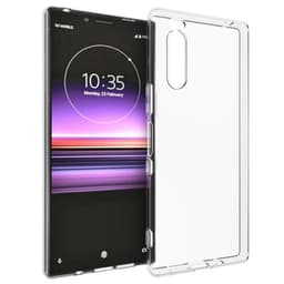 Silikonikotelo läpinäkyvä Sony Xperia 5 (J8210)