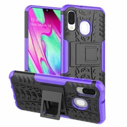Iskunkestävä Suojakuori Samsung Galaxy A40 (SM-A405F)  - violetti