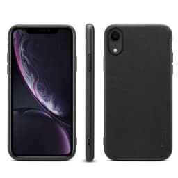 Denior aito nahkakuori Apple iPhone XR (6.1 ")  - musta