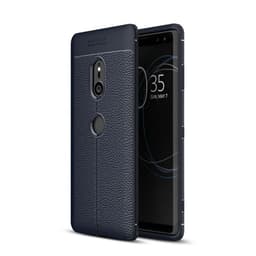 Lærmønstret silikondeksel Sony Xperia XZ3 (H9436)  - Blå