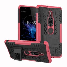 Støtsikkert deksel med stativ Sony Xperia XZ2 Premium (H8166)  - Rosa