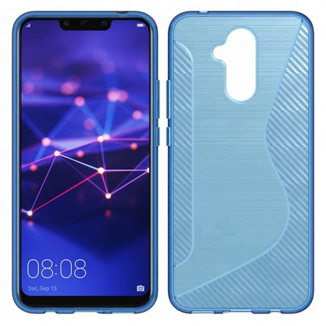 S Line silikon skal Huawei Mate 20 Lite (SNE-LX1)  - Blå