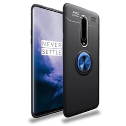 Slim Ring cover OnePlus 7 Pro  - Sort / Blå