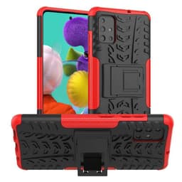 Iskunkestävä Suojakuori Samsung Galaxy A51 (SM-A515F)  - punainen