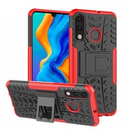 Stöttåligt skal med ställ Huawei P30 Lite (MAR-LX1)  - Röd