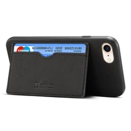 Denior nahkakotelo, korttipaikka Apple iPhone 7/8 (4.7 ")  - musta