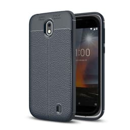 Nahkakuvioitu TPU kuori Nokia 1 2018 (TA-1047)  - sininen