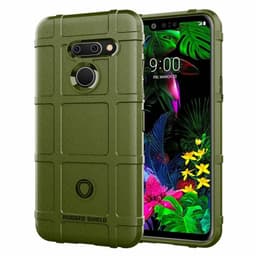 Rugged Shield deksel LG G8 ThinQ (G820N)  - Grønn
