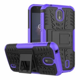Iskunkestävä Suojakuori Nokia 1 2018 (TA-1047)  - violetti