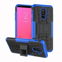 Støtsikkert deksel med stativ Samsung Galaxy J8 2018 (SM-J800F)  - Bl