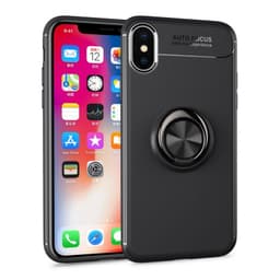 Slim Ring kotelo Apple iPhone XS Max (6.5 ")  - musta