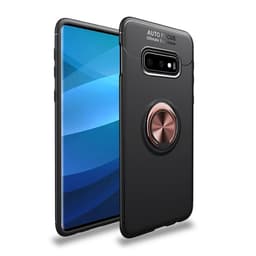 Slim Ring kotelo Samsung Galaxy S10E (SM-G970F)  - Musta / Rose