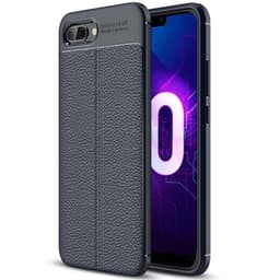 Nahkakuvioitu TPU kuori Huawei Honor 10 (COL-AL10)  - sininen