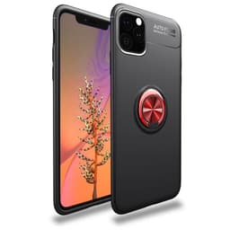 Slim Ring Case Apple iPhone 11 Pro Max (6.5")  - Svart/Röd