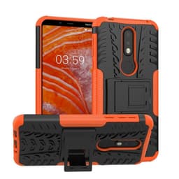 Støtsikkert deksel med stativ Samsung Nokia 3.1 Plus (TA-1118)  - ora