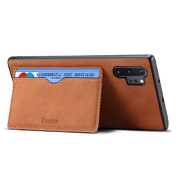 Denior nahka lyhyt suoja Samsung Galaxy Note 10 Plus (N975F)  - ruskea