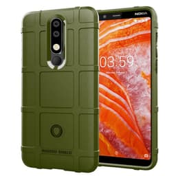 Rugged Shield deksel Nokia 3.1 Plus (TA-1118)  - Grønn