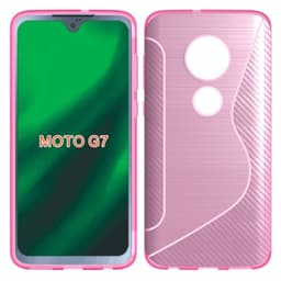 S Line silikondeksel Motorola Moto G7 (XT1962)  - Rosa