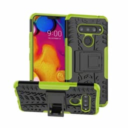 Stødfast Cover med stativ LG V40 ThinQ (LM-V405)  - grøn