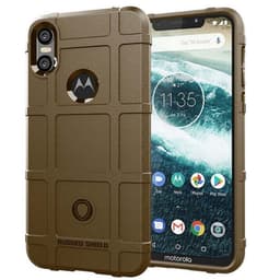 Rugged Shield suoja Motorola ONE (XT1941)  - ruskea