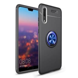 Huawei P20 Pro Slim Ring kotelo (CLT-L29)  - Musta / Sininen