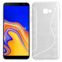 S Line silikondeksel Samsung Galaxy J4 Plus (SM-J415F)  - Gjennomsikti